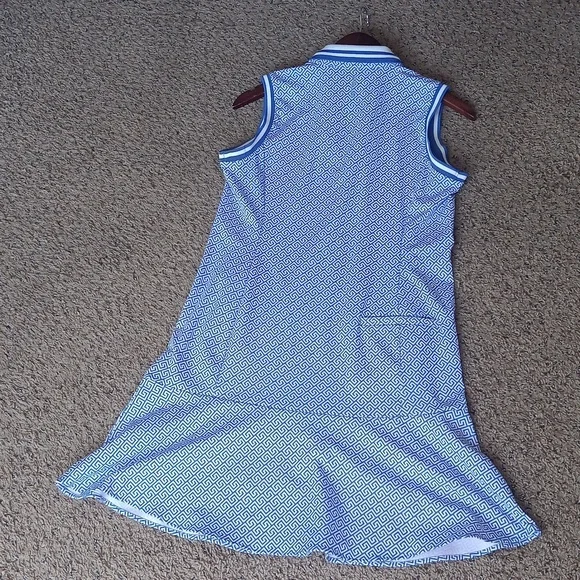 RLX Ralph Lauren printed V-Neck Knit Liberty Square Key Golf Dress - Picture 7 of 10